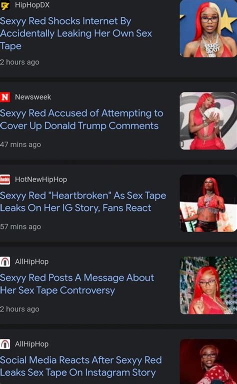 Sexyy Red Shocks Internet As Her Sex Tape Leaks 